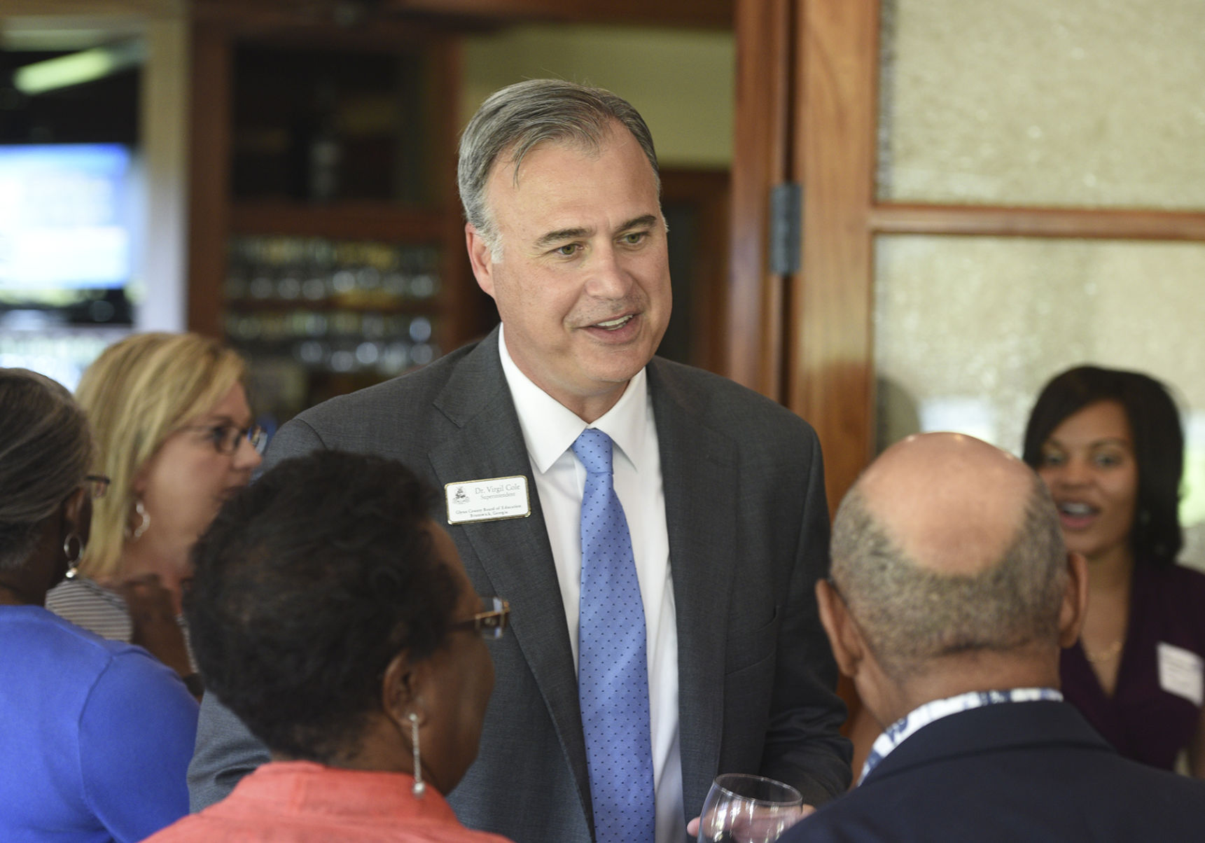 Superintendent meets the public